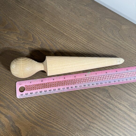 Wooden Conical Tool — Multi-Use Pestle / Vintage -Chinois - Picture 4 of 7